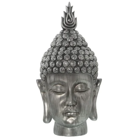 Büste Alexandra House Living Silberfarben Kunststoff Buddha 19 x 19 x 35 cm von Alexandra House Living, Skulpturen - Ref: D16...