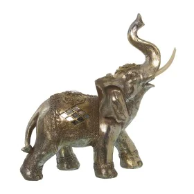 Figura Decorativa Alexandra House Living Dourado Plástico Elefante 18 x 34 x 35 cm de Alexandra House Living, Colecionáveis -...