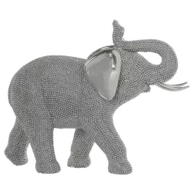 Figura Decorativa Alexandra House Living Prateado Plástico Elefante 13 x 29 x 24 cm de Alexandra House Living, Colecionáveis ...