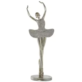 Figura Decorativa Alexandra House Living Plateado Plástico Bailarina 15 x 18 x 45 cm de Alexandra House Living, Coleccionable...