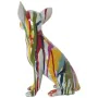 Statua Decorativa Alexandra House Living Multicolore Plastica Cane Pittura 14 x 19 x 28 cm di Alexandra House Living, Oggetti...