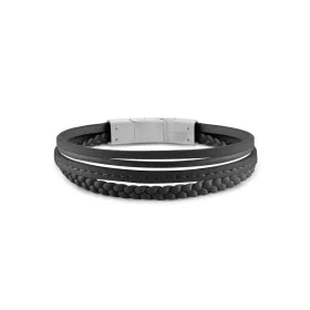 Bracciale Donna Guess JUMB01345JWSTBKT-U Nero di Guess, Bracciali - Rif: S7249349, Prezzo: 77,52 €, Sconto: %