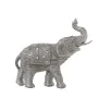 Figurine Décorative Alexandra House Living Argenté Plastique Eléphant 15 x 32 x 30 cm de Alexandra House Living, Pièces de co...