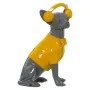 Figura Decorativa Alexandra House Living Amarillo Gris Plástico Perro Auriculares 14 x 26 x 19 cm de Alexandra House Living, ...