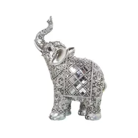 Figura Decorativa Alexandra House Living Prateado Plástico Elefante 11 x 18 x 24 cm Espelhos de Alexandra House Living, Colec...