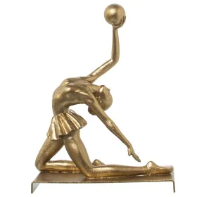 Decorative Figure Alexandra House Living Golden Plastic Gymnast 11 x 19 x 24 cm by Alexandra House Living, Collectables - Ref...