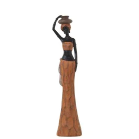 Figura Decorativa Alexandra House Living Castanho Acrílico Plástico Melamina Africana 8 x 5 x 32 cm de Alexandra House Living...