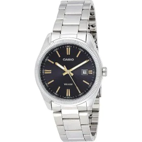 Montre Homme Casio DATE Noir Argenté (Ø 39 mm) de Casio, Montres bracelet - Réf : S7262281, Prix : 78,59 €, Remise : %