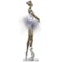 Deko-Figur Alexandra House Living Weiß Silberfarben Acryl Kunststoff Melamine Ballerina von Alexandra House Living, Sammlerst...