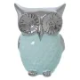 Decorative Figure Alexandra House Living Green Silver Ceramic Owl 11 x 11 x 18 cm by Alexandra House Living, Collectables - R...