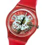 Relógio masculino Swatch ROSSO BIANCO (Ø 34 mm) de Swatch, Relógios com braselete - Ref: S7262962, Preço: 98,07 €, Desconto: %