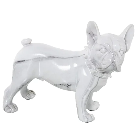 Figura Decorativa Alexandra House Living Plástico Cão 14 x 26 x 24 cm Mármore de Alexandra House Living, Colecionáveis - Ref:...