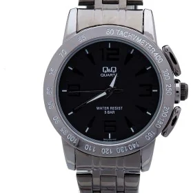 Men's Watch Q&Q Q602J405Y Black Silver (Ø 40 mm) by Q&Q, Wrist Watches - Ref: S7264386, Price: 48,90 €, Discount: %