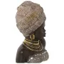 Bust Alexandra House Living Beige Plastic African Woman 25 x 21 x 35 cm by Alexandra House Living, Sculptures - Ref: D1623050...