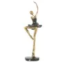 Figura Decorativa Alexandra House Living Dourado Plástico Bailarina 15 x 18 x 44 cm de Alexandra House Living, Colecionáveis ...