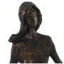 Deko-Figur Alexandra House Living Gold Kunststoff Damen Kind 18 x 27 x 59 cm von Alexandra House Living, Sammlerstücke - Ref:...