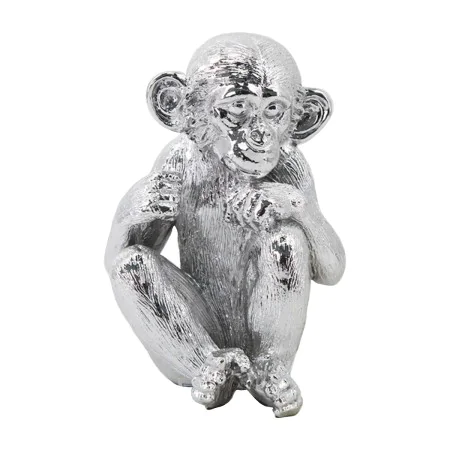 Decorative Figure Alexandra House Living Silver Acrylic Plastic Melamin Monkey 11 x 10 x 16 cm by Alexandra House Living, Col...