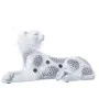 Figura Decorativa Alexandra House Living Branco Acrílico Plástico Melamina Leopardo 23 x 9 x 12 cm de Alexandra House Living,...