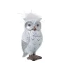 Figurine Décorative Alexandra House Living Blanc Argenté Acrylique Plastique Mélamine Hibou de Alexandra House Living, Pièces...