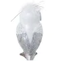 Figurine Décorative Alexandra House Living Blanc Argenté Acrylique Plastique Mélamine Hibou de Alexandra House Living, Pièces...