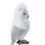 Decorative Figure Alexandra House Living White Silver Acrylic Plastic Melamin Owl by Alexandra House Living, Collectables - R...