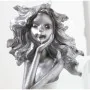 Decorative Figure Alexandra House Living Silver Plastic Girl 13 x 15 x 37 cm by Alexandra House Living, Collectables - Ref: D...