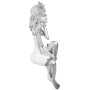 Decorative Figure Alexandra House Living Silver Plastic Girl 13 x 15 x 37 cm by Alexandra House Living, Collectables - Ref: D...