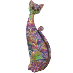 Figurine Décorative Alexandra House Living Acrylique Plastique Mélamine Chat 10 x 10 x 30 cm de Alexandra House Living, Pièce...