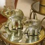 Decorative Figure Alexandra House Living Golden Acrylic Plastic Melamin Elephant by Alexandra House Living, Collectables - Re...