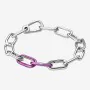 Perle de verre Femme Pandora PURPLE DOUBLE LINK de Pandora, Charms et perles - Réf : S7268186, Prix : 47,08 €, Remise : %