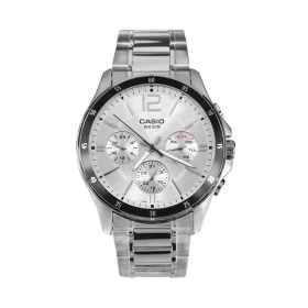 Reloj Hombre Casio ENTICER GENT Gris Plateado (Ø 35 mm) (Ø 43,5 mm) de Casio, Relojes de pulsera - Ref: S7268254, Precio: 99,...