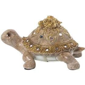 Decorative Figure Alexandra House Living Brown Golden Plastic Tortoise 15 x 15 x 21 cm by Alexandra House Living, Collectable...