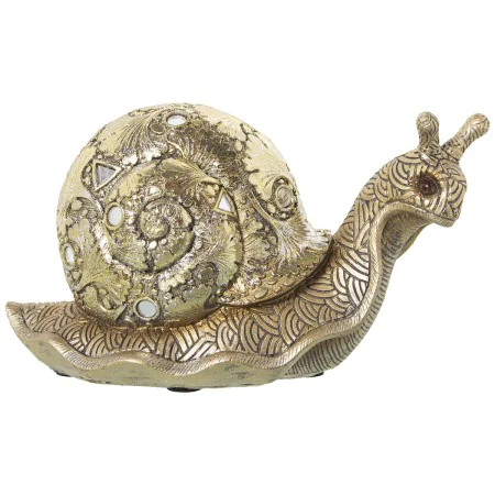 Figurine Décorative Alexandra House Living Doré Acrylique Plastique Mélamine Escargot de Alexandra House Living, Pièces de co...