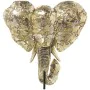 Busto Alexandra House Living Dorato Plastica Elefante 16 x 31 x 39 cm di Alexandra House Living, Sculture - Rif: D1623131, Pr...