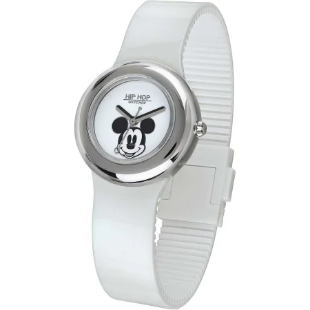 Relógio unissexo Hip Hop MICKEY METAL WHITE (Ø 32 mm) de Hip Hop, Relógios com braselete - Ref: S7268697, Preço: 49,40 €, Des...