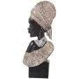 Busto Alexandra House Living Nero Dorato Plastica Africana 11 x 19 x 40 cm di Alexandra House Living, Sculture - Rif: D162313...