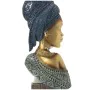 Buste Alexandra House Living Bleu Doré Plastique Africaine 10 x 19 x 40 cm de Alexandra House Living, Sculptures - Réf : D162...