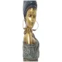 Buste Alexandra House Living Bleu Doré Plastique Africaine 10 x 19 x 40 cm de Alexandra House Living, Sculptures - Réf : D162...