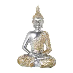 Statua Decorativa Alexandra House Living Dorato Argentato Acrilico Plastica Melammina Buddha di Alexandra House Living, Ogget...