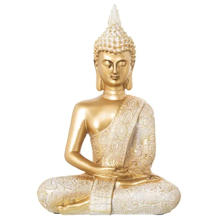 Decorative Figure Alexandra House Living Golden Acrylic Plastic Melamin Buddha by Alexandra House Living, Collectables - Ref:...