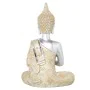 Statua Decorativa Alexandra House Living Dorato Argentato Plastica Buddha 17 x 27 x 40 cm di Alexandra House Living, Oggetti ...