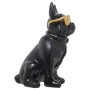 Figurine Décorative Alexandra House Living Noir Doré Plastique Lunettes Chien 19 x 27 x 26 cm de Alexandra House Living, Pièc...