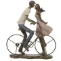 Statua Decorativa Alexandra House Living Plastica Dorato Bicicletta Coppia 14 x 27 x 31 cm di Alexandra House Living, Oggetti...