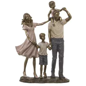 Deko-Figur Alexandra House Living Kunststoff Gold Familie 11 x 22 x 28 cm von Alexandra House Living, Sammlerstücke - Ref: D1...