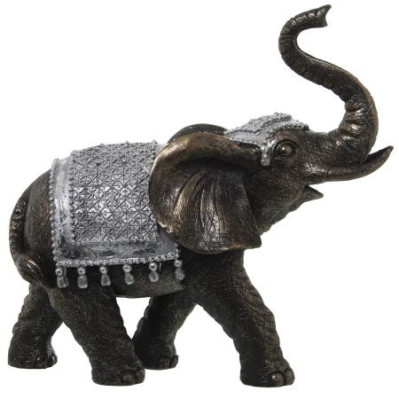 Deko-Figur Alexandra House Living Silberfarben Kunststoff Elefant 14 x 27 x 26 cm von Alexandra House Living, Sammlerstücke -...