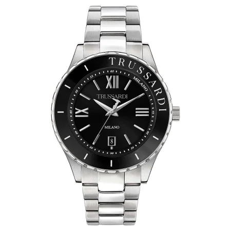 Men's Watch Trussardi R2453143010 Black Silver by Trussardi, Wrist Watches - Ref: S7272652, Price: 146,87 €, Discount: %