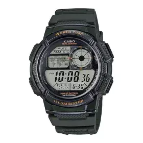 Men's Watch Casio WORLD TIME ILLUMINATOR (Ø 43 mm) by Casio, Wrist Watches - Ref: S7273603, Price: 59,76 €, Discount: %