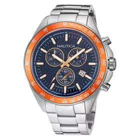 Men's Watch Nautica NAPOBF117 Silver (Ø 47 mm) by Nautica, Wrist Watches - Ref: S7273925, Price: 148,72 €, Discount: %