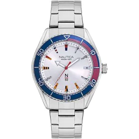 Herrenuhr Nautica NAPFWS005 Silberfarben (Ø 44 mm) von Nautica, Armbanduhren - Ref: S7273931, Preis: 97,88 €, Rabatt: %