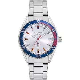 Relógio masculino Nautica NAPFWS005 Prateado (Ø 44 mm) de Nautica, Relógios com braselete - Ref: S7273931, Preço: 99,84 €, De...